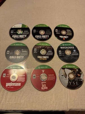 Lot Of 9 Xbox One Games l TESTED ALL WORK l NO CASES - Image 1 of 2