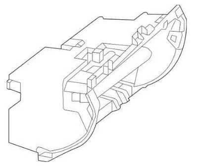 GUANTERA 21268002919D53 2010 MERCEDES-BENZ E350 Foto 1 de 4
