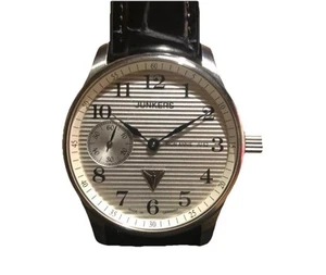 JUNKERS Iron Annie JU52 Handaufzug Uhr Silver Dial Display Back 42mm Germany - Bild 1 von 5