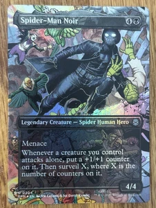 MTG Marvel Spider-Man, Spider-Man Noir - Borderless Foil - Picture 1 of 1