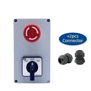 Forward Reverse Cam Switch 3-Phase Lathe Machine Emergency Stop Button 10A/20A - Picture 1 of 12
