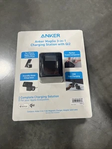 Anker 3-in-1 Cube Magnetic Charging Station Qi2 Charging+ 40W Charger for Apple - Picture 1 of 1