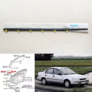 91-95 Genuine Toyota Corolla AE100 EE101 CE102 door belt weatherstrip seal OEM - Picture 1 of 3