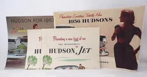 3 folletos automáticos Hudson de la década de 1950 - '52 jet, '56 avispón, avispa, rambler, '57 avispón - Imagen 1 de 1