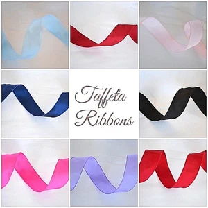 Ribbon Christmas 40mm Taffeta crafts bows wedding decoration present gift wrap - Picture 1 of 12