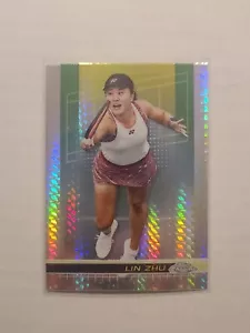 2024 Topps Chrome Tennis Lin Zhu #133 Prism Refractor Parallel - Bild 1 von 2