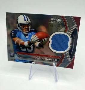2011 Bowman Sterling Relics Refractor /299 Jamie Harper #BSR-JH Rookie RC Titans - Picture 1 of 4