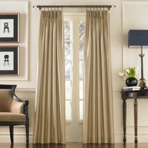 Marquee 84-Inch Rod Pocket Window Curtain Panel in Sand 30in x 84in - Picture 1 of 2