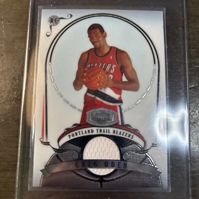 2007-08 Bowman Sterling #GO2 Greg Oden Jersey RC Rookie Blazers #1 ¡Elige! Foto 1 de 4