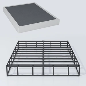 Queen Box Spring 9 Inch, Heavy Duty Mattress Boxspring Foundation, Sturdy Queen - Picture 1 of 6