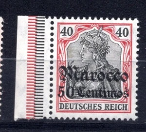 Offices in Morocco 1906, Mi. # 40, MNH with wmk, "CC", - Imagen 1 de 1