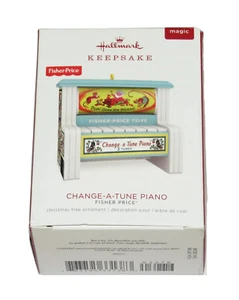 HALLMARK KEEPSAKE Fisher Price Piano NEW w/ Music Vintage Change A Tune Ornament - Picture 1 of 12