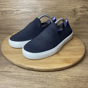Zapatos sin cordones Rothy's The Sneaker para mujer talla 9 negro azul - Imagen 1 de 8