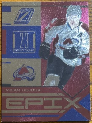 2010-11 Zenith Epix Milan Hejduk #9 Colorado Avalanche - Image 1 of 2