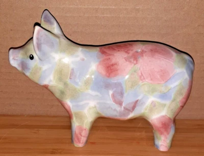 Park Rose Pottery Bridlington Ceramic Pink Pig Figurine Decorative Ornament  - Image 1 of 4