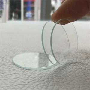 35mm-40mm Round Watch Glass 1.0mm Thickness Watch Replacement Lens Flat Mirror - Picture 1 of 14