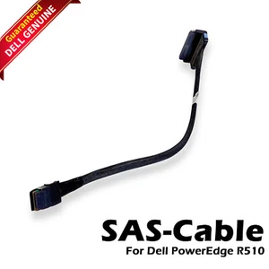 Genuine Dell PowerEdge R510 R515 SAS SFF-8484 TO Mini SAS SFF-8087 Cable FHTP2 - Picture 1 of 7