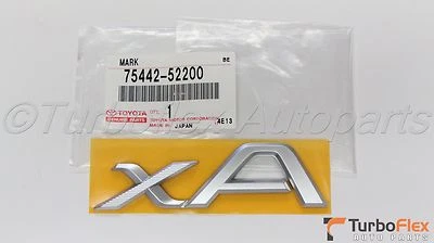 Emblema de maletero Scion xA 2004-2006 genuino OEM 75442-52200 Foto 1 de 4