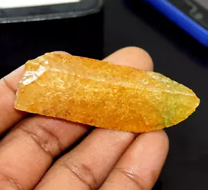 100% Trusted Natural Yellow Sapphire Rough GIE Certified 165.50 Ct Gemstone - Picture 1 of 6