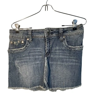 Minifalda vaquera hidráulica para mujer talla 11/12 envejecida de fábrica años 90 Foto 1 de 4