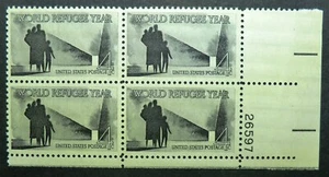 1149 MNH 1960 4c World Refugee Year PB people displaced by war deserve help - Picture 1 of 1