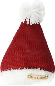 Mud Pie Baby My First Christmas Santa HAT, red, 0-6 Months