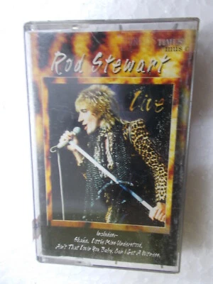 ROD STEWART LIVE RARE orig CASSETTE TAPE INDIA  1999 - Image 1 of 4