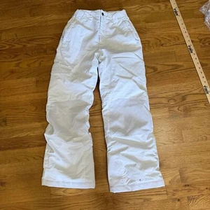 Columbia L106303 Kids White Bugaboo II Youth Insulated Pant Pants Size M - Picture 1 of 6
