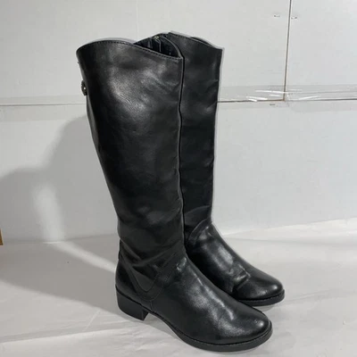 Merona Black Knee High Boots - Size: 8 - Image 1 of 4
