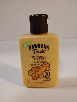 Hawaiian Tropic Shimmer Effect Lotion Sunscreen  mica minerals 2 fl.oz TRAVEL  - Image 1 of 4