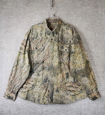 Mossy Oak Field Staff Camo Shirt Mens XL Camouflage Hunting Outdoors - Image 1 of 4