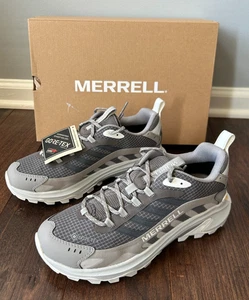Zapatos de senderismo Merrell Moab Speed 2 Gore-Tex para mujer talla 9 gris carbón J037840Z - Imagen 1 de 9