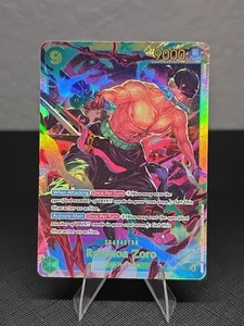 One Piece TCG Wings of the Captain Roronoa Zoro OP06-118 Secret Rare English NM - Picture 1 of 2