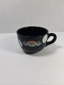 Friends Central Perk 24oz Oversized Mug Coffee Or Soup Ceramic Black With Logo - Picture 1 of 4