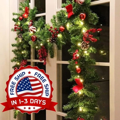 Kit De Arco De Guirnalda Navideños Para Decoraciones Fiestas Navideñas, 9 Pasteles. Foto 1 de 4