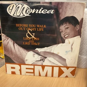 MONICA / Before You Walk Out Of My Life + REMIX!! / 12" Vinyl - Picture 1 of 4