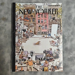 The New Yorker Magazine Sept 12 2022 Film Set Dog Cover NYC John Cuneo - Picture 1 of 1