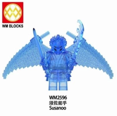 2 inch Custom Naruto Shippuden Madara Susanoo Minifigure with Base New/Mint - Image 1 of 2