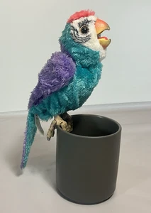 Hasbro FurReal Fur Real Friends Baby Blue Parrot Bird Macaw 2007 Tested Works - Picture 1 of 7