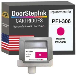 Cartucho de tinta compatible DoorStepInk para Canon PFI-306 330 ml magenta-EE. UU. - Imagen 1 de 5