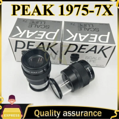 PEAK 1975-7X Original Loupe No.1975 with Standard Scale 7X Portable Magnifier - Image 1 of 4