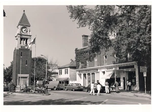 1990 Schwarzweiß Foto 8" x 10" Queen Street-Niagara auf dem See, Ontario - Bild 1 von 1