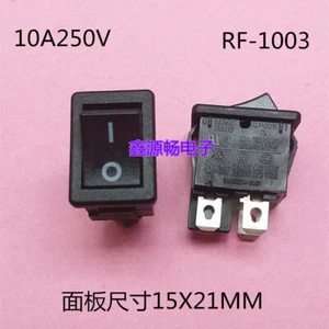 1 STCK. Rong Feng RF-1003 TV-5 Wippschalter 4 Pins 2 Positionen 10A 250VAC T85 - Bild 1 von 5