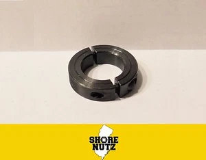 (1) 1-1/2 ZOLL DOPPELT GESPALTENER STAHLSCHAFTKRAGEN SCHWARZ OXID SC150D  - Bild 1 von 1