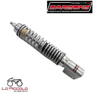 AMMORTIZZATORE ANTERIORE GRIGIO CARBONE REGOLABILE VESPA PX PE 125 150 200 - Foto 1 di 1