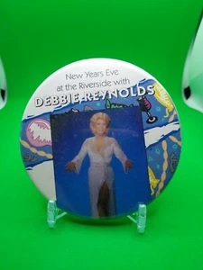 3" Vintage Debbie Reynolds Concert Advertising Pin Badge Lot Riverside Casino - Picture 1 of 4