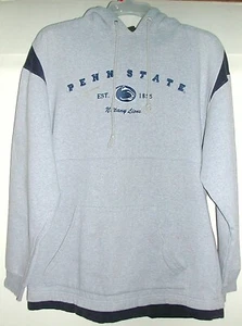Pro Edge PENN STATE NITTANY LIONS Pullover Pocket Hoodie Men's Size M VGC - Picture 1 of 1