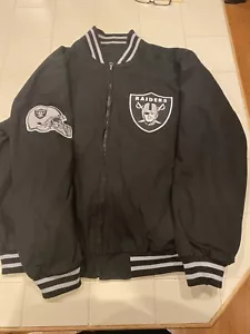 Raiders Carl Banks GIII Reversible Jacket 50th Anniversary Season Patches XL - Picture 1 of 21