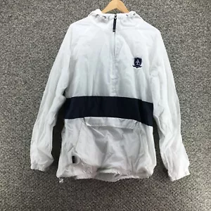 Charles River Apparel AL Logo White Windbreaker Light Jacket Mens Sz XL - Picture 1 of 6