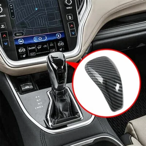 For Subaru Outback BT 2020-2023 Carbon Fiber Gear Shift Knob Cover Decor Parts - Bild 1 von 6